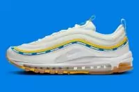 nike air max 97 homme trainers  white yellow